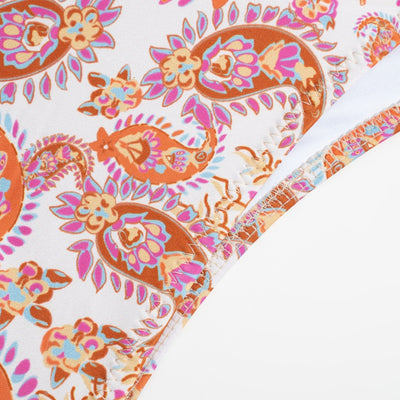 Bikini Estampado Espalda Descubierta con Cordones y Anillos - Image 18