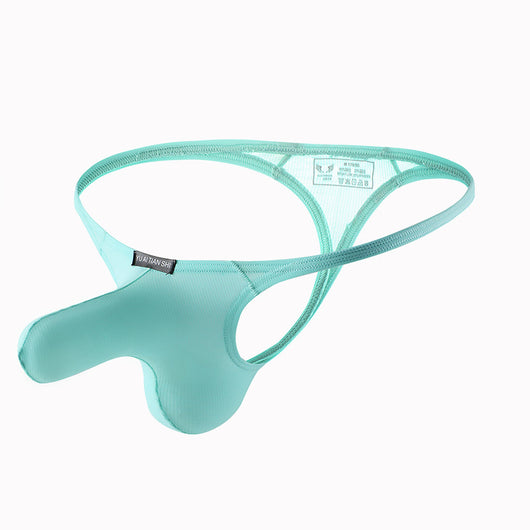 Tanga Masculina de Seda de Hielo con Trompa de Elefante y Cintura Baja - Image 11