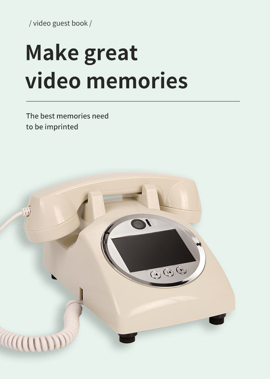 Teléfono Retro Vintage Libro de Visitas Interactivo para Bodas y Fiestas - Image 9