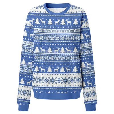 Suéter Navideño Estampado con Reno - Estilo Europeo y Americano para Mujer - Image 10