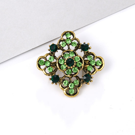 Broche de Aleación con Cristales de Fantasía Pequeño - Image 33