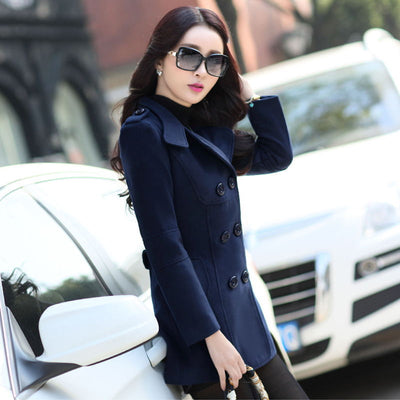 Abrigo de Lana para Mujer - Estilo Casual Otoño - Image 7