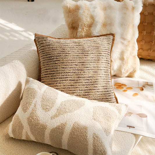 Funda de Almohada Vintage Estilo Nórdico - Diseño Francés Clásico 30x50 y 45x45 cm