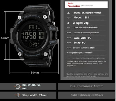 Reloj Deportivo Táctico Digital con Estilo Camuflaje para Hombre - Image 14