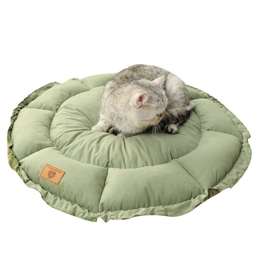 Cama Reversible para Gatos y Mascotas Pequeñas - Diseño Donut Versátil