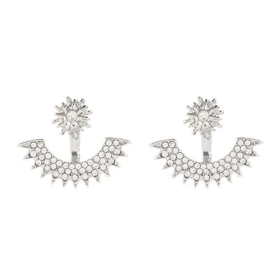 Aretes Personalizados de Cristales Brillantes con Diseño Frontal y Trasero - Image 9