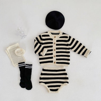 Conjunto Cardigan Tejido de Algodón - Dos Piezas Versátil - Image 27
