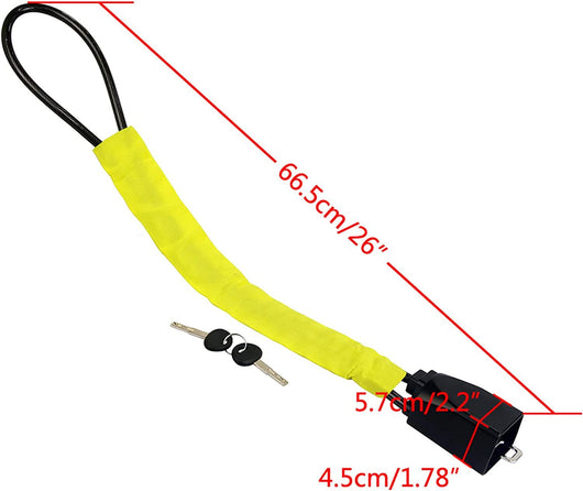 Candado Antirrobo de Acero para Volante con Cable de Seguridad - Image 13