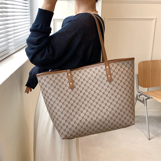Bolsa Shopper de Diseñador con Rayas - Bolso de Hombro Trendy para Mujer - Image 9
