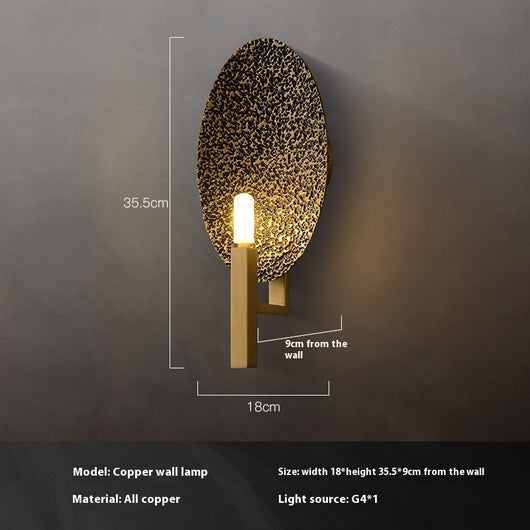 Lámpara de Pared Decorativa Moderna en Cobre Artístico - Image 5