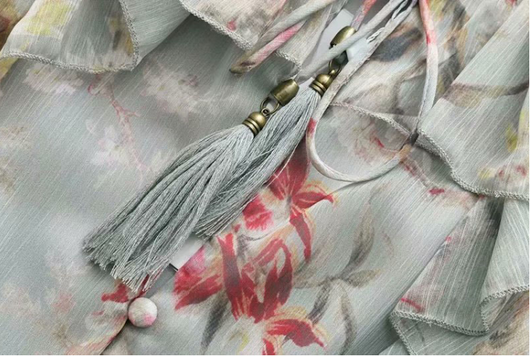 Jumpsuit Elegante de Encaje Floral con Manga Larga y Cintura Alta - Image 13