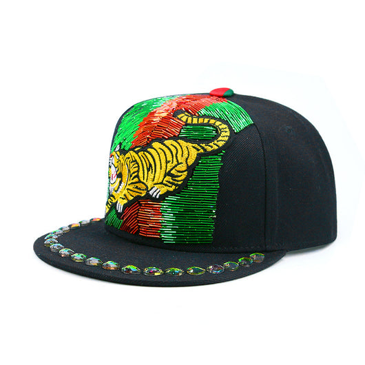 Gorra de Béisbol Hip Hop con Cadena Cruzada - Image 3