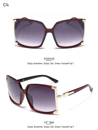 Gafas de Sol Cuadradas de Marco Grande para Mujer - Image 30
