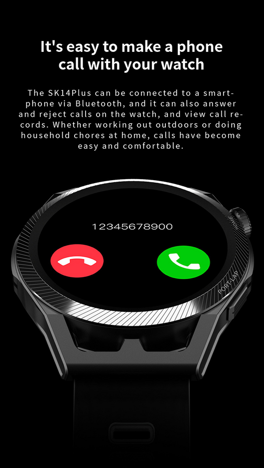 Reloj Deportivo Inteligente con Monitor de Frecuencia Cardíaca y Llamadas Bluetooth - Image 16