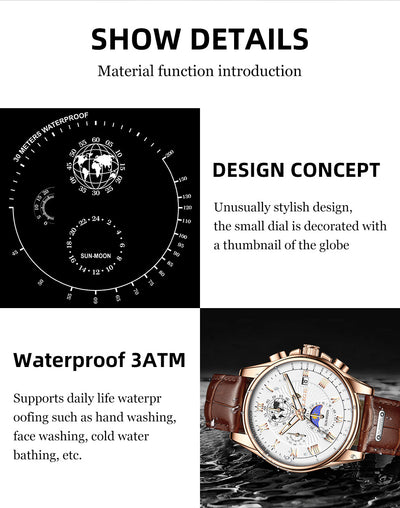 Reloj Cronógrafo Multifuncional Impermeable con Esfera Luminosa - Image 19