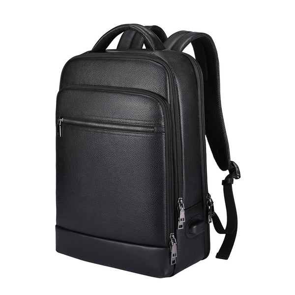 Mochila Ejecutiva de Cuero para Laptop - Estilo Profesional - Image 5