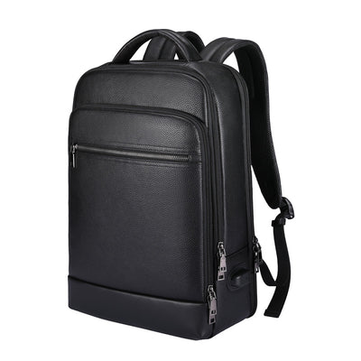 Mochila Ejecutiva de Cuero para Laptop - Estilo Profesional - Image 5