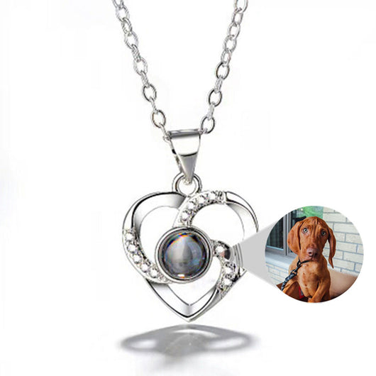 Collar Romántico con Proyección de Foto a Color en Plata S925 - Image 9