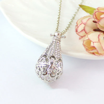 Collar Joyero Esfera de Cristal con Foto - Diseño Jaula de Pájaros - Image 7