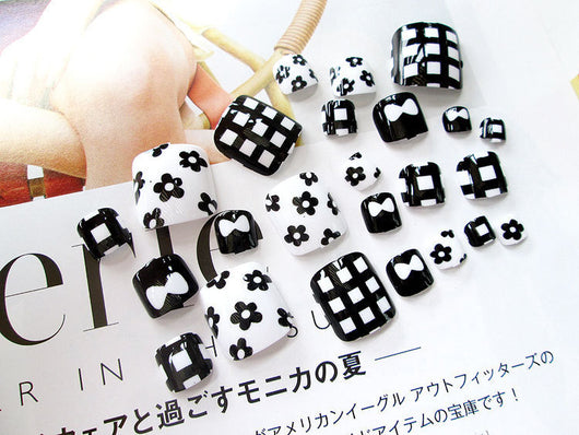 Uñas Acrílicas Artificiales Pro 24 Piezas Adhesivas - Image 5