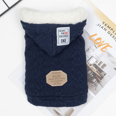 Suéter Cálido con Capucha para Mascotas - Invierno y Otoño - Image 2