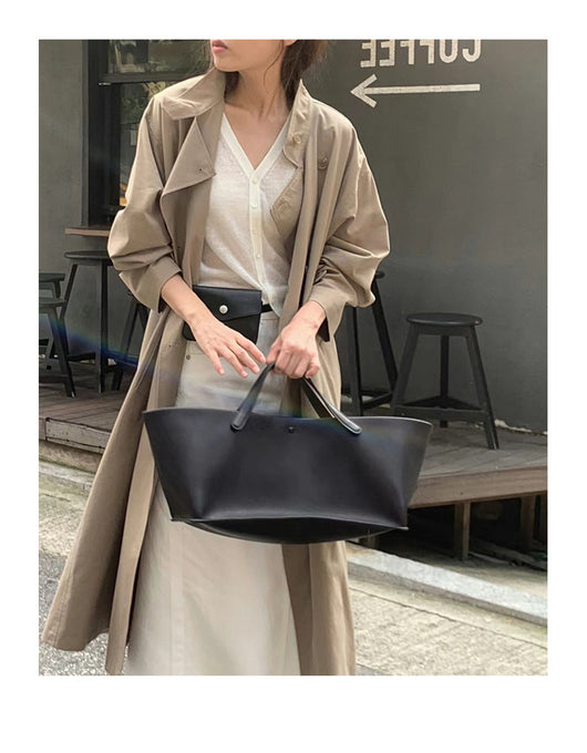 Abrigo Trench Largo Elegante con Cuello de Pie y Corte Slim - Image 31