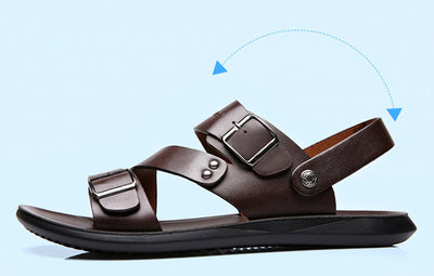 Sandalias Hombre Cómodas Barefoot con Hebilla Ajustable - Image 14