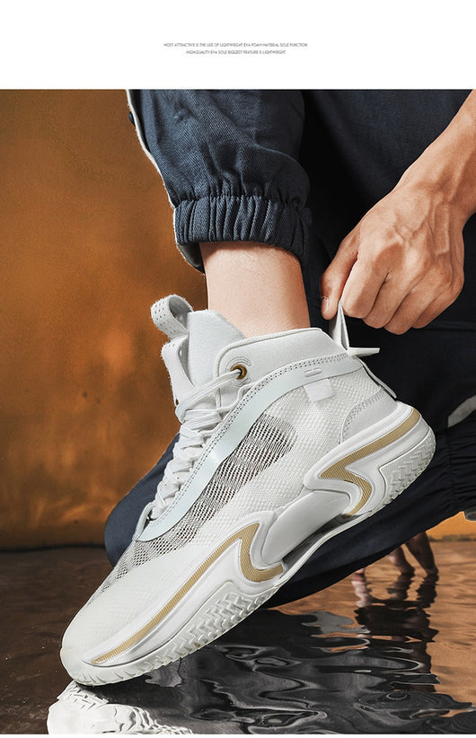 Zapatillas Deportivas Altas Transpirables con Amortiguación de Impacto - Image 15