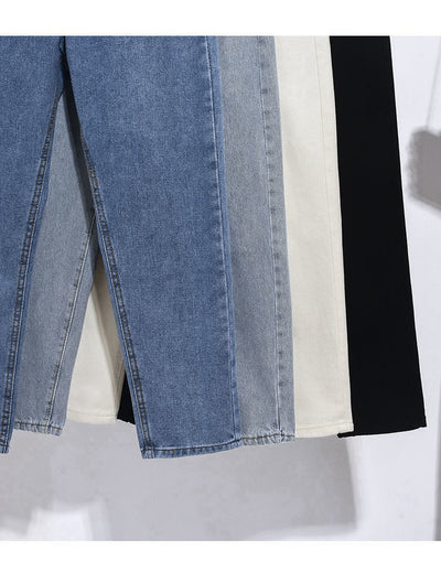 Pantalón Vaquero Cropped de Cintura Alta y Pierna Recta - Image 19