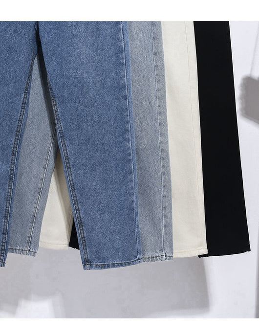 Pantalón Vaquero Cropped de Cintura Alta y Pierna Recta - Image 19