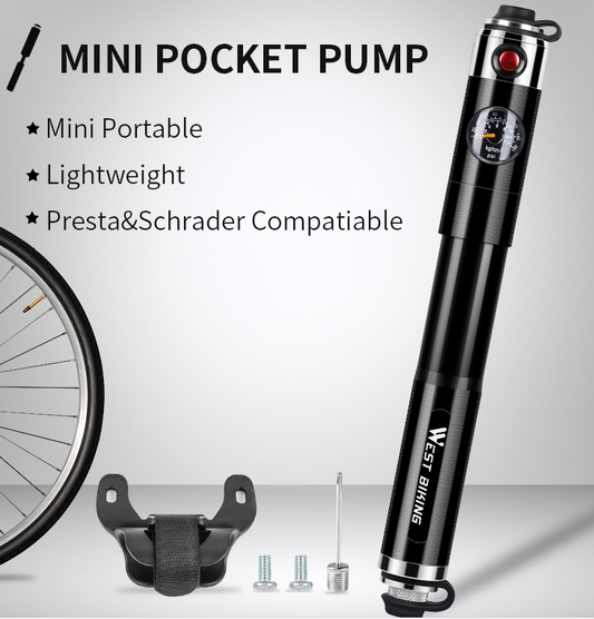 Bomba de Aire Manual para Bicicleta WEST BIKING