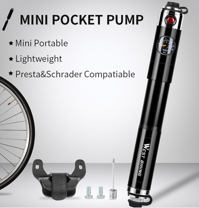 Bomba de Aire Manual para Bicicleta WEST BIKING