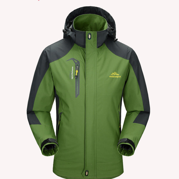 Abrigo Impermeable para Adultos Mayores - Protección contra Viento y Nieve