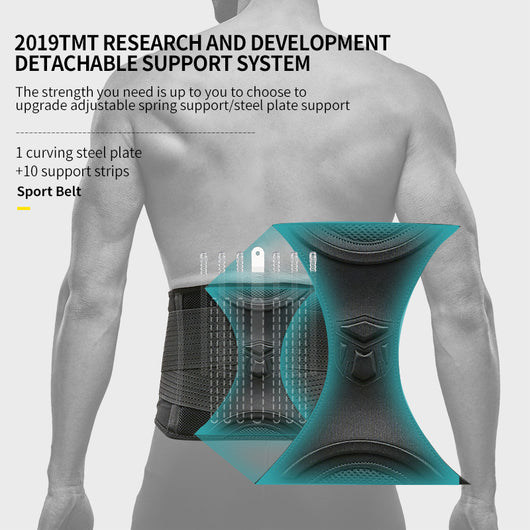Cinturón de Entrenamiento Abdominal TMT para Hombre - Faja Deportiva de Compresión - Image 13