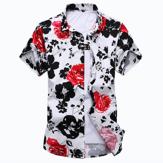 Camisa Floral de Manga Corta - Image 6