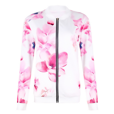 Chaqueta Corta Estampada de Manga Larga - Image 5