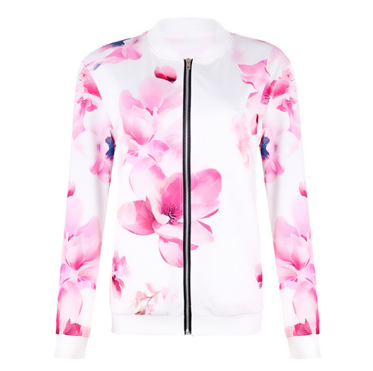 Chaqueta Corta Estampada de Manga Larga - Image 5