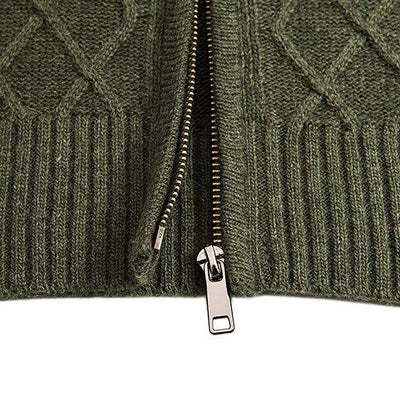 Cardigan de cuello alto con cierre y mangas largas - Image 16