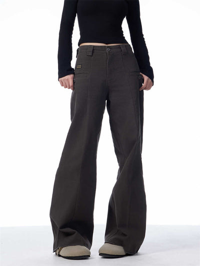Pantalones Retro Holgados para Mujer - Comodidad Clásica - Image 7