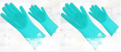 Guantes de Limpieza Resistentes al Calor con Cepillo de Silicona - Image 12