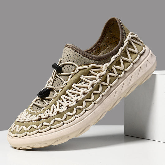Zapatos Casuales de Malla Transpirable con Diseño Calado para Hombre