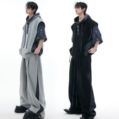 Conjunto Deportivo Casual con Capucha y Costuras en Relieve - Image 15