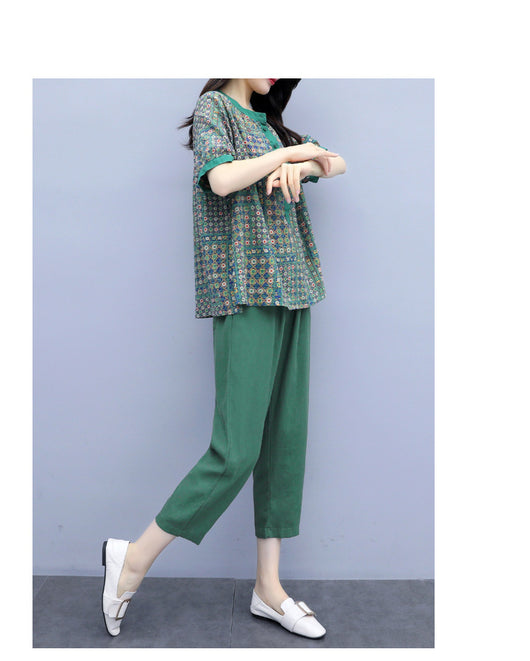 Pantalón Cropped Estilo Occidental Casual - Image 4