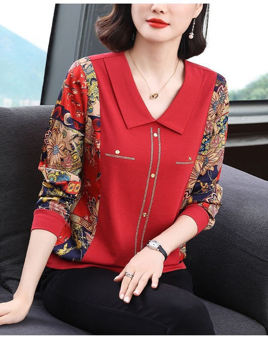 Camisa Clásica de Manga Larga Estilo Occidental para Adultos Mayores - Image 11