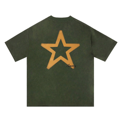Playera Hombre Estampado Estrella de Cinco Puntas - Image 17