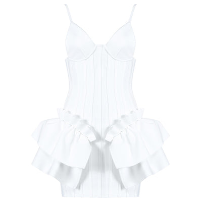 Vestido Sling con Volantes - Image 4