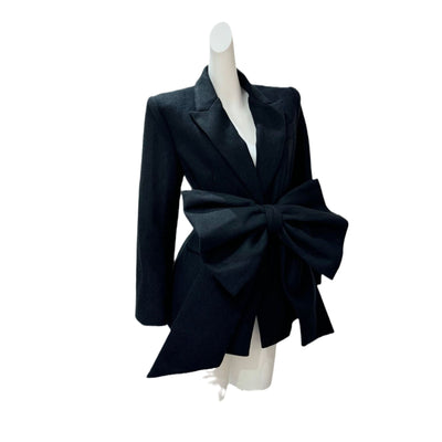 Chaqueta de Patchwork con Cuello Tipo Smoking y Botones - Manga Larga - Image 11