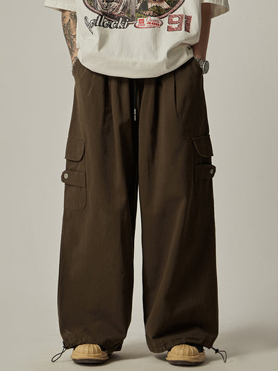Pantalones Rectos Amplios de Diseño Trendy para Hombre - Versátiles y Cómodos - Image 3