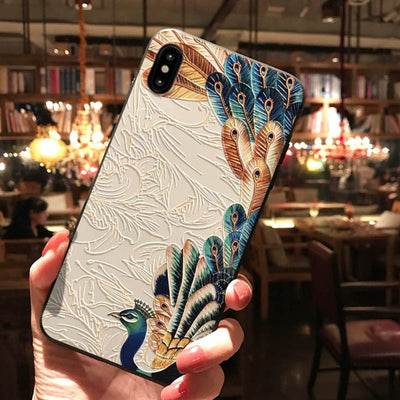 Funda para Apple con Relieve de Pavo Real - Image 11