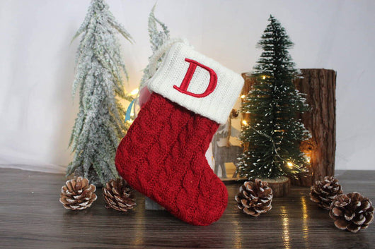 Calcetines Navideños Tejidos con Letras - Image 27